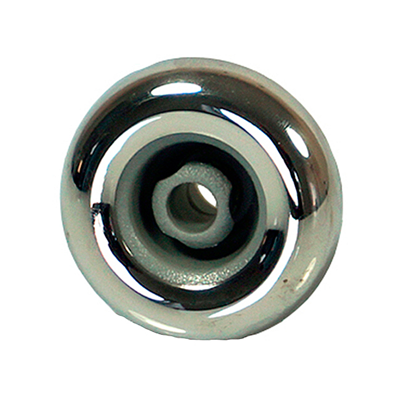 Direkte dyse 128 mm Stål-Grå